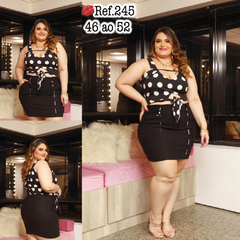 Conjunto Plus Size de Saia