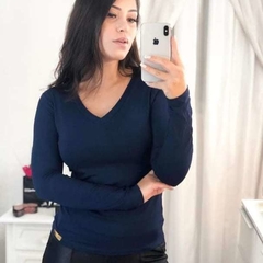 Blusa manga longa segunda pele