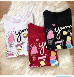 T-shirts Algodão Yumm Preta