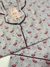 Pijama Americano Flamingo Azul - comprar online