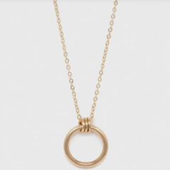 Dije argolla Oro 18k