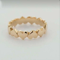 Anillo corazón Oro 18k AN498