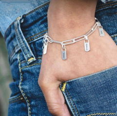 Pulsera Force Plata 925 Personalizada en internet