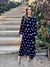 Vestido midi flores bordadas cru em 3D