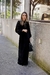 Vestido longo veludo decote V - loja online