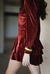Mini dress veludo texturizado - comprar online