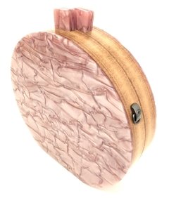 Clutch - Madrepérola Redonda Rosa Antigo - comprar online