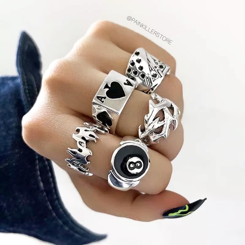 Set Anillos Póker