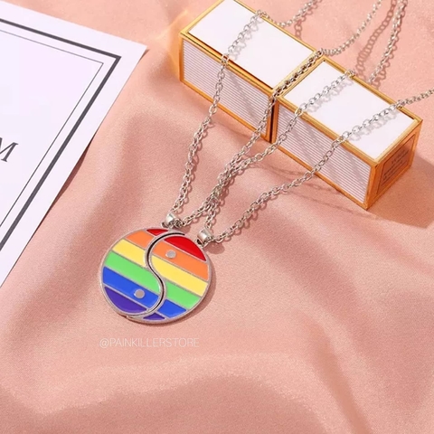 Rainbow Couple Necklace - buy online