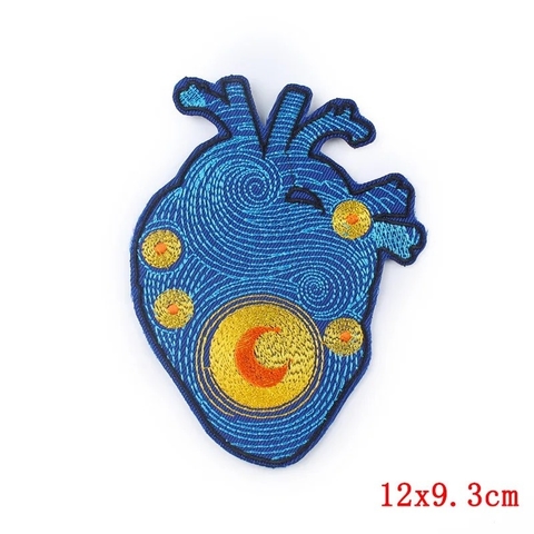 Parche Corazón Noche Estrellada