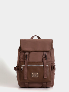 Mochila Para Notebook De "14 De Neoprene Marrón Minerva - comprar online
