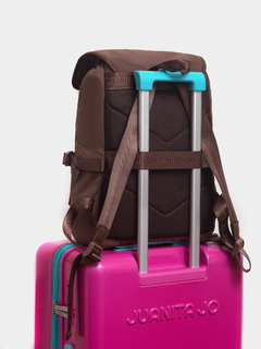 Imagen de Mochila Para Notebook De "14 De Neoprene Marrón Minerva