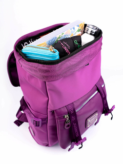 Mochila Para Notebook De "14 De Neoprene Berenjena Minerva - CHAVELA