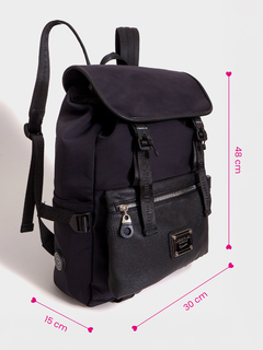 Mochila Para Notebook De "14 De Neoprene Negra Minerva - comprar online