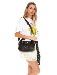 BANDOLERA BAGUETTE NEGRA AMELIE