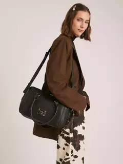 Cartera Mediana Negro Aurora - tienda online