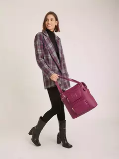 Shopping Bag Berenjena Úrsula - tienda online