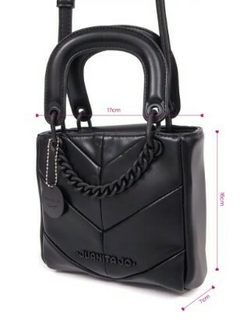 Imagen de MINIBAG NEGRA MAGNOLIA