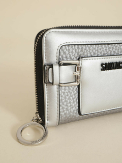 BILLETERA MIDI CASTILLO Plata - comprar online