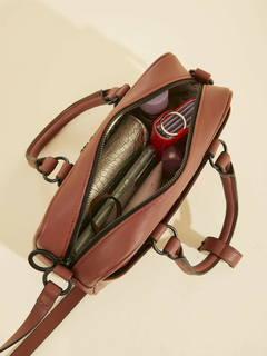 Cartera Bisi Marron Croco - tienda online