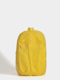 Mochila Plegable Para Viaje Amarilla Minimax