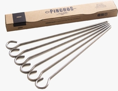 PINCHOS DE ACERO INOX. X6U LA PLANCHETTA