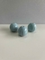 CALOTITAS CERAMICA ESMALTADA 35*35MM CELESTE