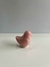PAJARO POLY CERAMICA ESMALTADA 60*35MM ROSA