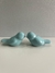 PAJARO CLASICO CERAMICA ESMALTADA 8X5 CELESTE
