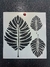 STENCIL HOJA MONSTERA 30X30 (D 21) BUENOS DESEOS