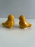 PAJARO POLY CERAMICA ESMALTADA 60*35MM MOSTAZA