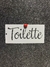 STENCIL TOILETTE 9.5X20 (SC 320) MILARTES