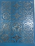 LAMINA DECOUPAGE A4 FONDO LISO DISEÑO CON FOIL
