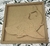 MDF CUADRO EN BASTIDOR 3D TIBURON MARCO ANCHO 35X35X3