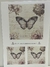 LAMINA SUBLIMACION CAMILA ARTESANIAS, FLORES MARIPOSAS 21X30 (CA 62)