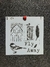 STENCIL VINTAGE 20X20 (STE 010) HYN