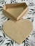 MDF CAJA CORAZON CON MOLDURA 24.5X21X6 - comprar online