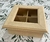 MDF CAJA TE 4 DIVISIONES TAPA CON VIDRIO 20X20X8