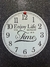STENCIL RELOJ ENJOY LIFE 30 CM (RGD 6) POSITIVO
