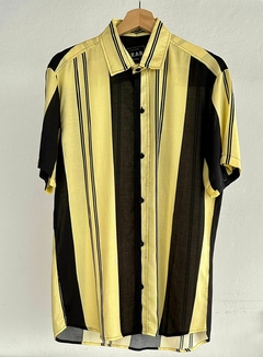 Camisa London Amarilla y Negra