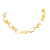 Pulseira elos ouro amarelo 18k