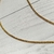 Cadena acero dorado (45 cm)
