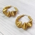 Argollas acero dorado (3 cm)