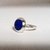 Anillo de Plata con piedra azul (consultar talle disponible) - comprar online