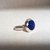 Anillo de Plata con piedra azul (consultar talle disponible)