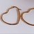 Argollas acero dorado (3 cm) - comprar online