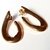 Aros acero dorado (3,5 cm) - comprar online