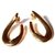 Aros acero dorado (3,5 cm)
