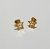 Aros acero dorado (1 cm)