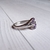 Anillo acero con piedras violetas 20 - comprar online